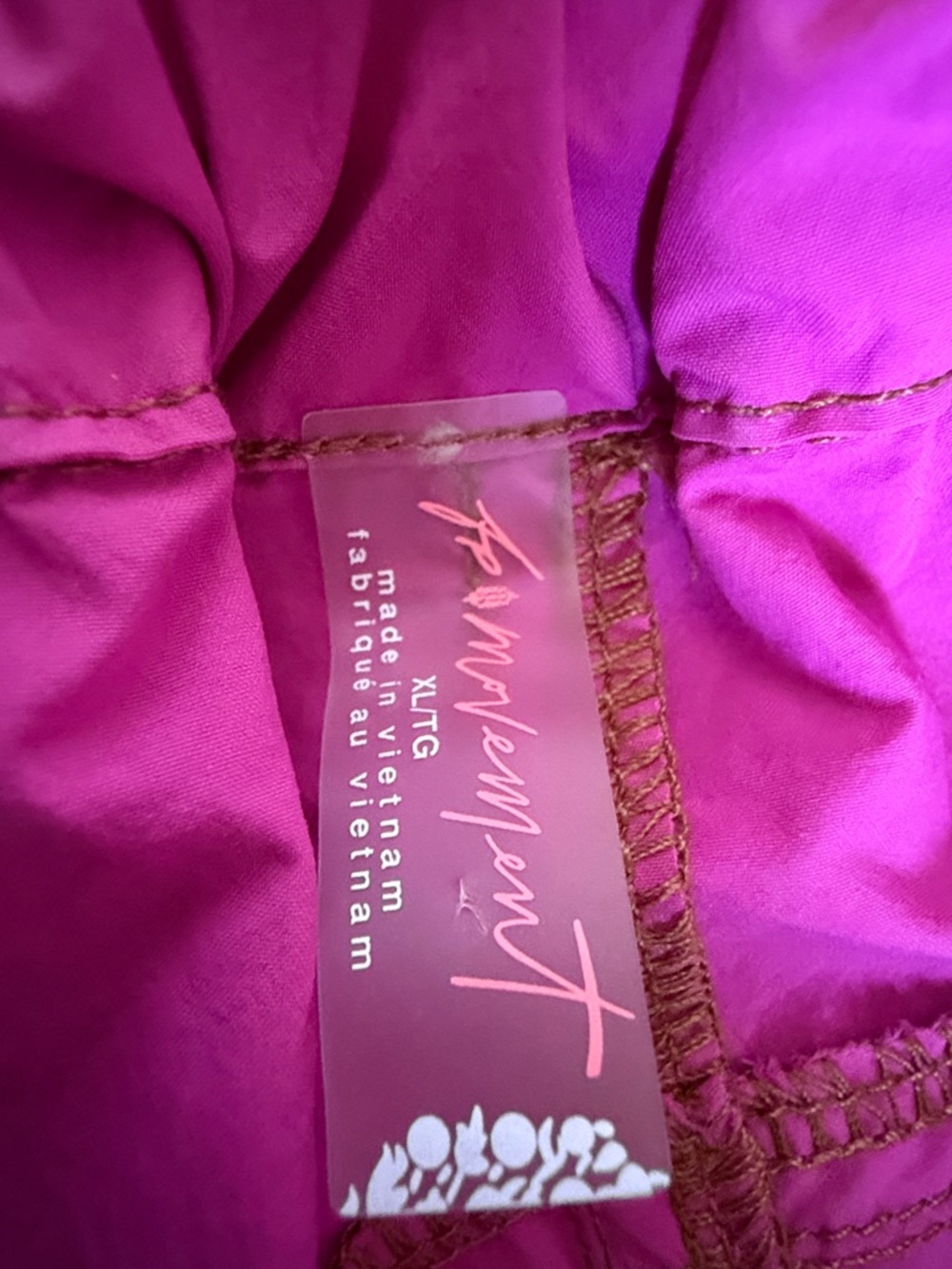 FP Movement By Free People in the Wild Nylon Hiking Magenta Pants Size: XL - Picture 2 of 14